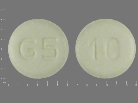 G5 10: (60687-169) Pravastatin Sodium 10 mg Oral Tablet by Remedyrepack Inc.
