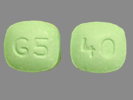 G5 40: (60687-190) Pravastatin Sodium 40 mg Oral Tablet by Rebel Distributors Corp