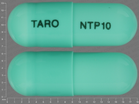 TARO NTP10: (60687-281) Nortriptyline Hydrochloride 10 mg Oral Capsule by American Health Packaging
