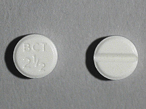 BCT 2 1 2: (60687-286) Bromocriptine (As Bromocriptine Mesylate) 2.5 mg Oral Tablet by Sandoz Inc