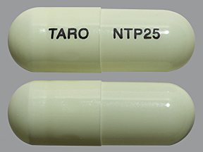 TARO NTP25: (60687-293) Nortriptyline Hydrochloride 25 mg Oral Capsule by American Health Packaging
