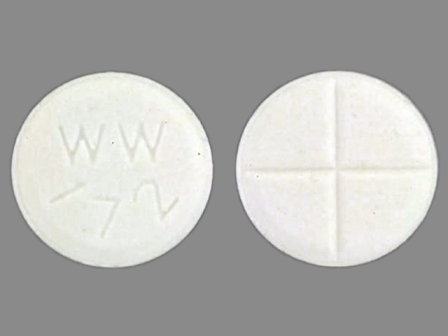 WW 172: (60687-315) Captopril 25 mg Oral Tablet by American Health Packaging