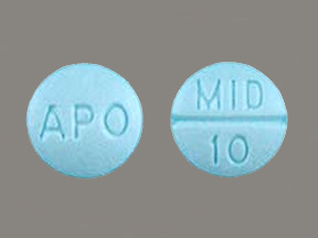 APO MID 10: (60687-409) Midodrine Hydrochloride 10 mg Oral Tablet by Ncs Healthcare of Ky, Inc Dba Vangard Labs