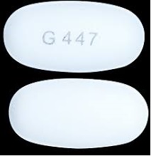 G447: (60687-449) Sevelamer Hydrochloride 800 mg Oral Tablet, Film Coated by Glenmark Pharmaceuticals Inc., USA