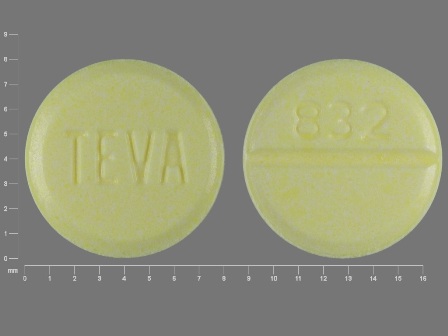 832 TEVA: (60687-544) Clonazepam .5 mg Oral Tablet by American Health Packaging