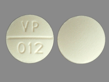 VP 012: (61748-012) Pyrazinamide 500 mg Oral Tablet by Remedyrepack Inc.