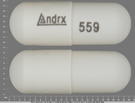 Andrx Logo 559: (62037-559) Potassium Chloride 600 mg Extended Release Capsule by Watson Pharma, Inc.