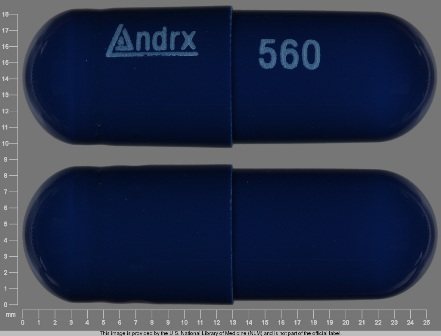 Andrx Logo 560: (62037-560) Potassium Chloride 750 mg Extended Release Capsule by Watson Pharma, Inc.