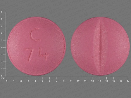 C 74: (62584-266) Metoprolol Tartrate 50 mg (As Metoprolol Succinate 47.5 mg) Oral Tablet by American Health Packaging