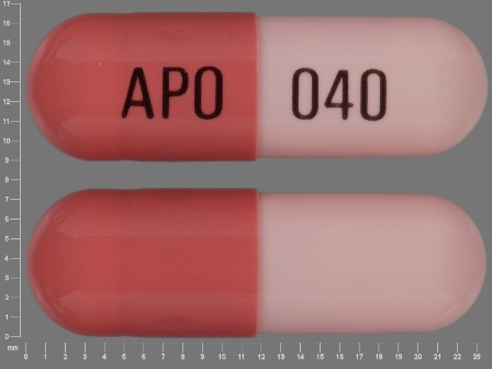 APO 040: (63187-170) Omeprazole 40 mg Oral Capsule, Delayed Release by Proficient Rx Lp