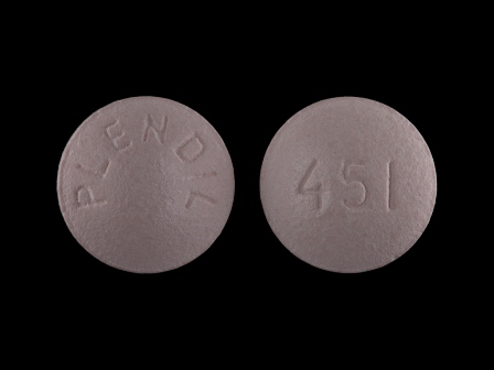 451 PLENDIL: (63304-436) Felodipine 5 mg 24 Hr Extended Release Tablet by Ranbaxy Pharmaceuticals Inc