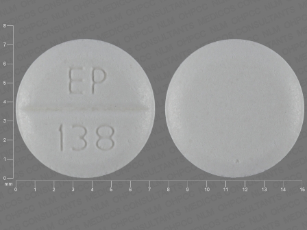 EPI 138: (64125-138) Benztropine Mesylate 2 mg Oral Tablet by Remedyrepack Inc.