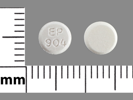 EP 904: (64125-904) Lorazepam .5 mg Oral Tablet by Redpharm Drug, Inc.