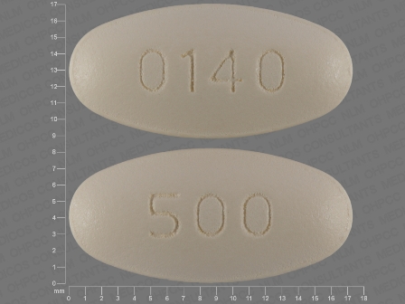 500 0140: (64376-131) Levofloxacin 500 mg Oral Tablet by Boca Pharmacal Inc.