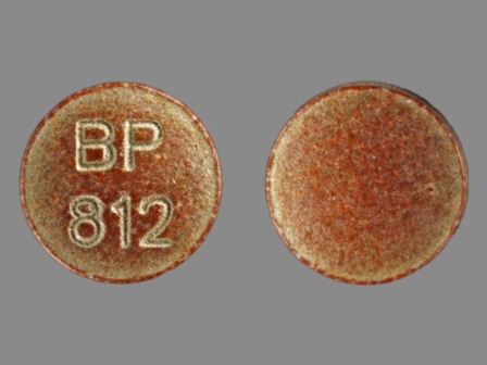 BP 812: (64376-812) Phenazopyridine Hcl 200 mg Oral Tablet by Blenheim Pharmacal, Inc.