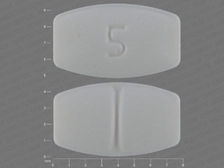 5: (64380-741) Buspirone Hydrochloride 5 mg Oral Tablet by A-s Medication Solutions