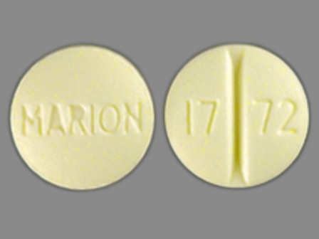 MARION 1772: (64455-772) Cardizem 60 mg Oral Tablet by Valeant Pharmaceuticals North America LLC