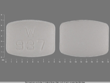 W 937: (64679-937) Famotidine 40 mg Oral Tablet by Wockhardt USA LLC.