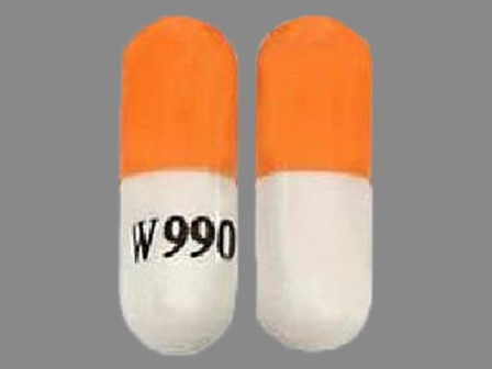 W990: (64679-990) Zonisamide 100 mg Oral Capsule by American Health Packaging