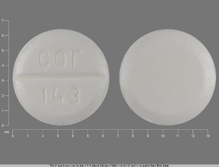 cor 143: (64980-111) Benztropine Mesylate 500 Mcg Oral Tablet by Rising Pharmaceuticals Inc