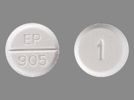 EP 905 1: (65084-442) Lorazepam 1 mg Oral Tablet by Rx Pak Division of Mckesson Corporation