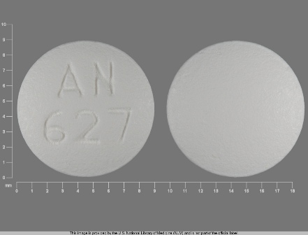 AN 627 White round pill