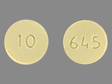 645 10: (65580-645) Metolazone 10 mg Oral Tablet by Lannett Company, Inc.
