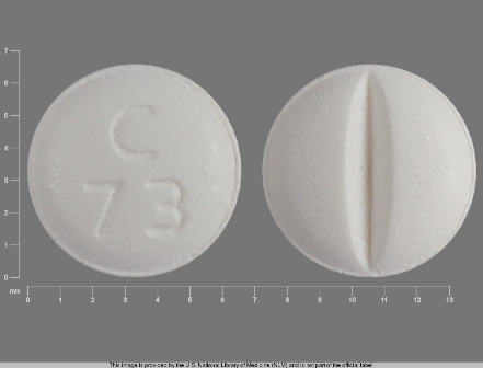 C 73 white pill