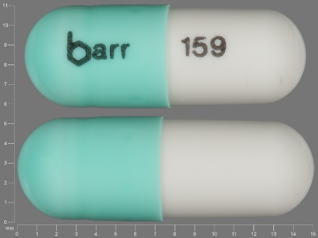 barr 159: (66267-771) Chlordiazepoxide Hydrochloride 25 mg Oral Capsule by Nucare Pharmaceuticals, Inc.