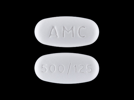 500125 AMC: (66685-1002) Amoxicillin and Clavulanate Potassium Oral Tablet, Film Coated by Remedyrepack Inc.