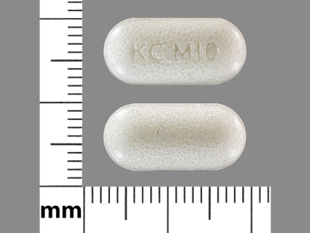 KC M10: (66758-170) Klor-con M 750 mg Oral Tablet, Extended Release by Sandoz Inc.