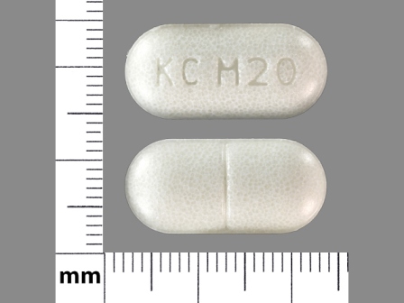 KC M20: (66758-190) Klor-con M 1500 mg Oral Tablet, Extended Release by Sandoz Inc.