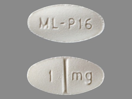 ML P16 1 mg: (67253-380) Doxazosin (As Doxazosin Mesylate) 1 mg Oral Tablet by Dava Pharmaceuticals, Inc.