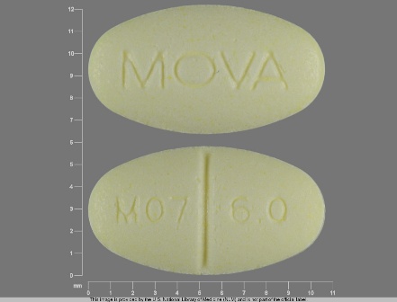 MOVA M07 6.0: (67253-462) Glyburide 6 mg Oral Tablet by Dava Pharmaceuticals, Inc.