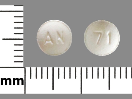 AN 71: (67405-671) Hydroxyzine Hydrochloride 25 mg (Hydroxyzine Pamoate 42.6 mg) Oral Tablet by Harris Pharmaceutical, Inc.