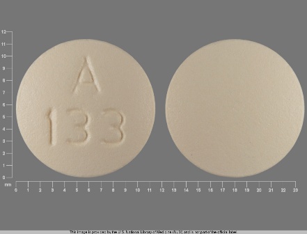 A 133: (67767-133) Bupropion Hydrochloride 150 mg 12 Hr Extended Release Tablet by Ncs Healthcare of Ky, Inc Dba Vangard Labs
