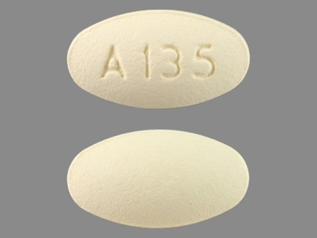 A 135: (67767-135) Bupropion Hydrochloride 200 mg 12 Hr Extended Release Tablet by Actavis South Atlantic LLC