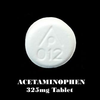 AP 012: (68071-4166) Acetaminophen 325 mg 325 mg 325 mg Oral Tablet by Nucare Pharmaceuticals, Inc.