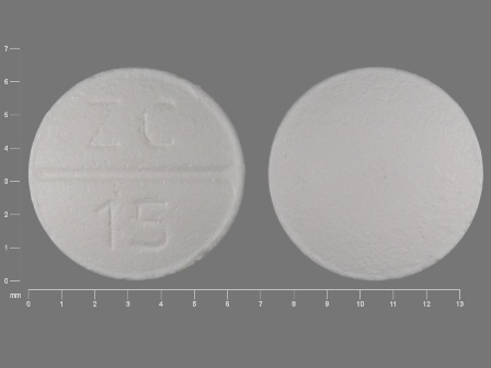 ZC 15: (68084-044) Paroxetine 10 mg Oral Tablet, Film Coated by Mckesson Packaging Services a Business Unit of Mckesson Corporation