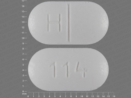 114 H: (68084-056) Methocarbamol 500 mg Oral Tablet by American Health Packaging