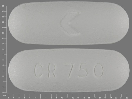CR 750: (68084-071) Ciprofloxacin (As Ciprofloxacin Hydrochloride) 750 mg Oral Tablet by American Health Packaging