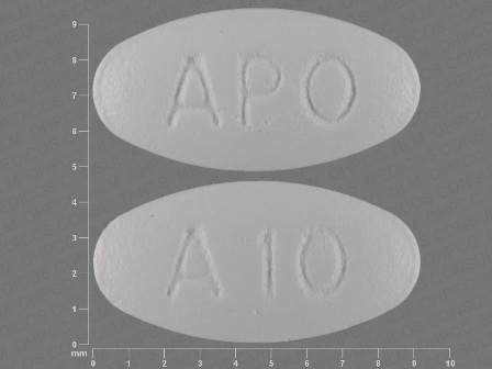 APO A10: (68084-097) Atorvastatin (As Atorvastatin Calcium) 10 mg Oral Tablet by American Health Packaging