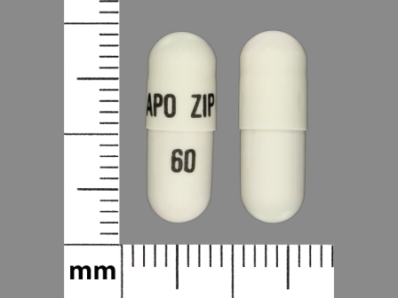 APO ZIP 60: (68084-105) Ziprasidone Hydrochloride 60 mg Oral Capsule by American Health Packaging