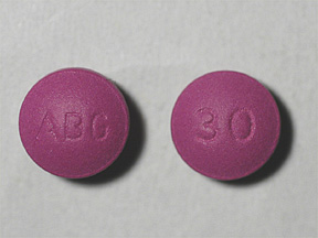 ABG 30: (68084-158) Ms 30 mg Extended Release Tablet by American Health Packaging