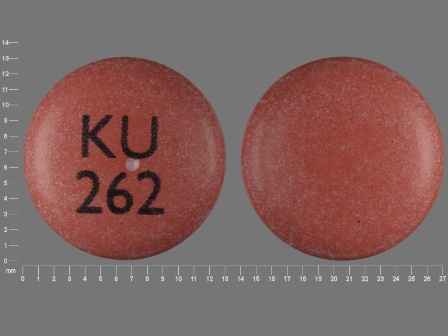 KU 262: (68084-603) Nifedipine 90 mg 24 Hr Extended Release Tablet by American Health Packaging