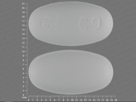 GG C9: (68084-651) Clarithromycin 500 mg Oral Tablet by American Health Packaging