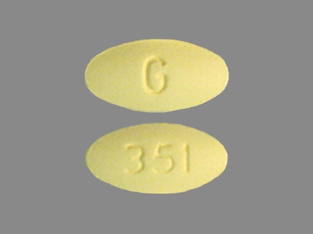 G 351: (68084-827) Fenofibrate 54 mg Oral Tablet by American Health Packaging