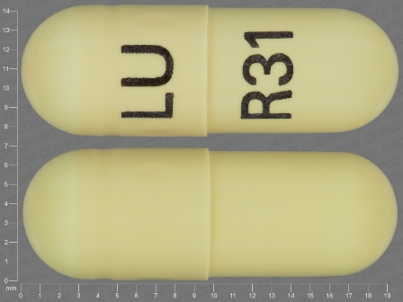 LU R31: (68180-185) Mefenamic Acid 250 mg Oral Capsule by Lupin Pharmaceuticals Inc