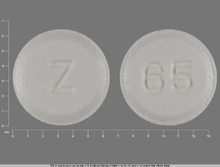 Z 65: (68382-022) Atenolol 25 mg Oral Tablet by Redpharm Drug, Inc.