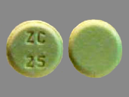 ZC 25: (68382-050) Meloxicam 7.5 mg Oral Tablet by Medvantx, Inc.